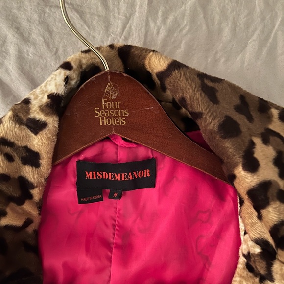 Vintage Faux Fur Leopard Coat - Misdemeanor - Picture 5 of 12